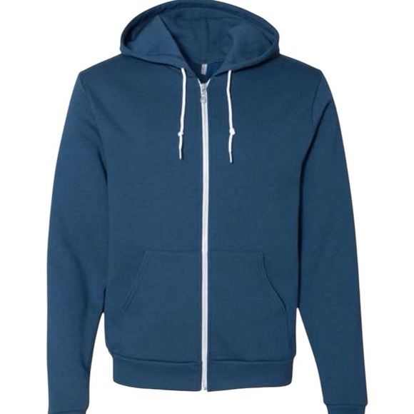 American Apparel Other - American Apparel - Flex Fleece Full-Zip Hoodie - F497 Sea Blue